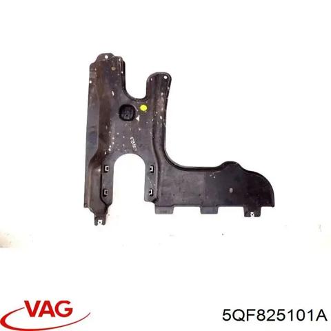Защита днища, задняя левая 5QF825101A VAG