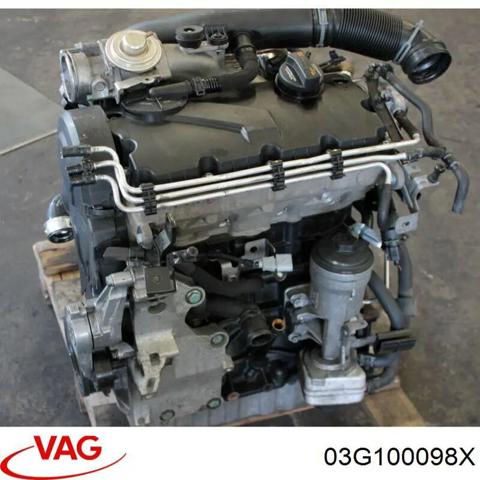 Двигатель голый 03G100098X VAG