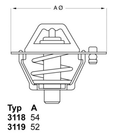 Термостат впускного коллектора Mitsubishi Galant 5
