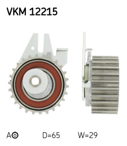 Ролик натяжителя VKM12215 SKF