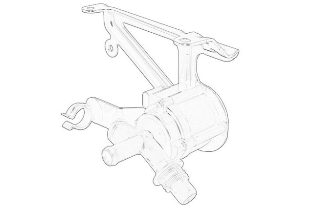 11518616992 BMW Помпа водяная (насос) охлаждения, дополнительный электрический купить в Черкассы