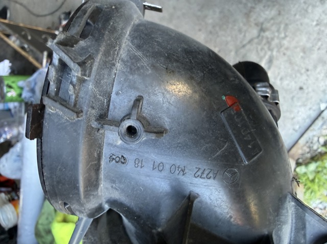 Патрубок расходомера воздуха A2721400118 MERCEDES
