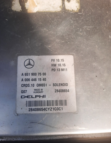 Электронный блок управления двигателем A6519007500 MERCEDES