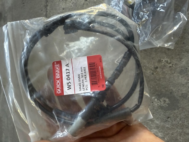 Датчик износа тормозных колодок, задний WS0417A QUICK BRAKE