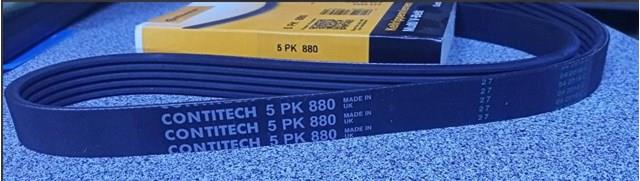 Ремень кондиционера 5PK880 CONTINENTAL