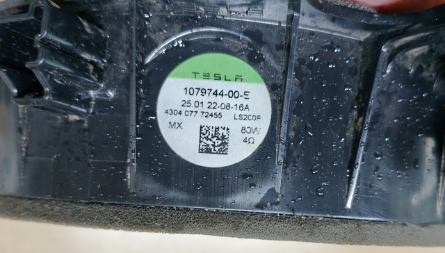 107974400E TESLA Динамик передней двери купить в Кривой Рог