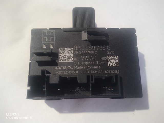 Блок комфорта задней двери 8K0959795G VAG