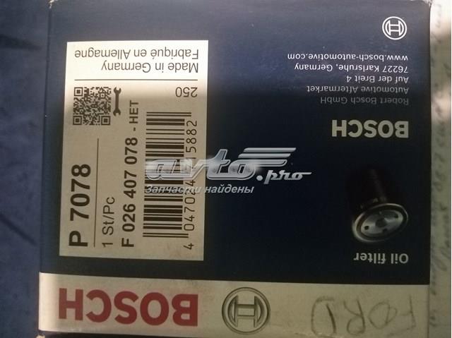 F026407078 BOSCH Фильтр масляный купить в Харьков