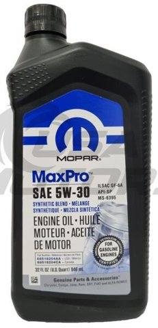 Масло двигателя 68518204AA CHRYSLER