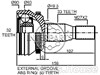 Граната колесная CH122074A INTERPARTS