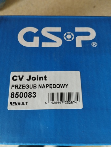 ШРУС наружный 850083 GSP