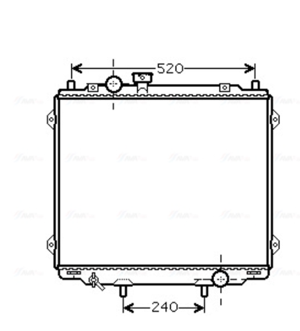 Радиатор основной 25310H1310 HYUNDAI