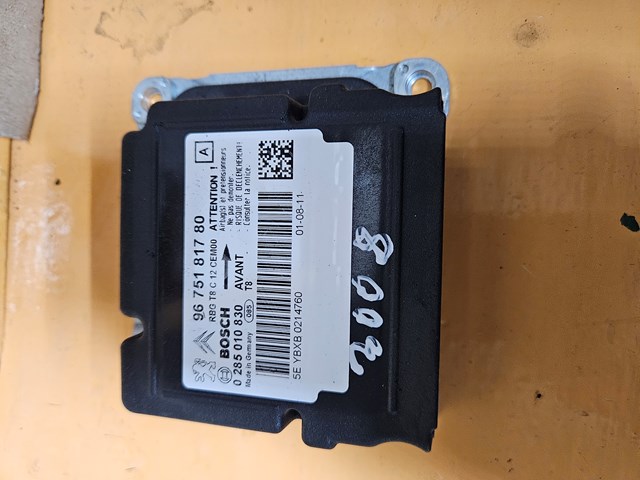 Блок управления airbag 9675181780 PEUGEOT