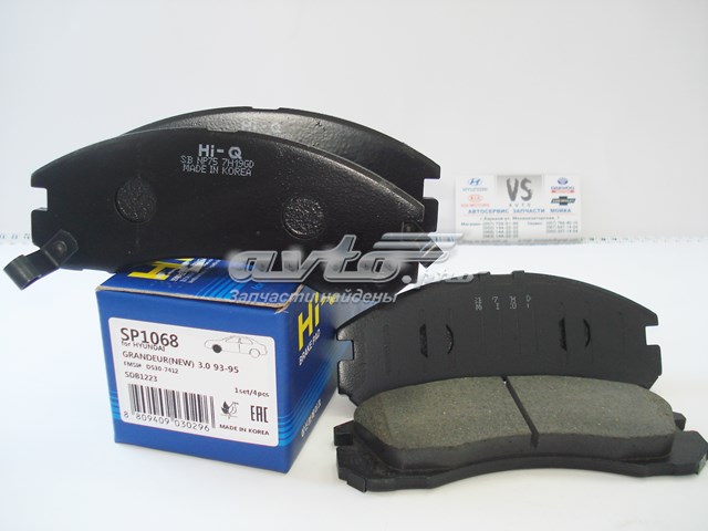 SP1068 SANGSIN Колодки тормозные передние дисковые купить в Тернополь