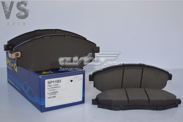 SP1193 SANGSIN Колодки тормозные передние дисковые купить в Черновцы