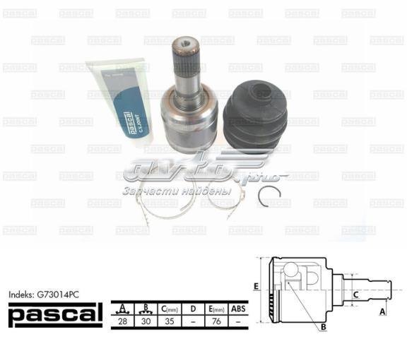 G73014PC PASCAL Шрус внутренний левый купить в Житомир