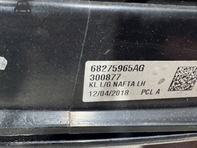 Задняя левая внутренняя фара 68275965AG CHRYSLER