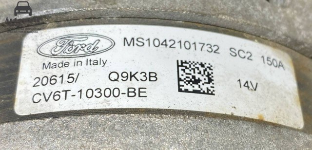 Шкив ремня генератора CV6T10300BE FORD