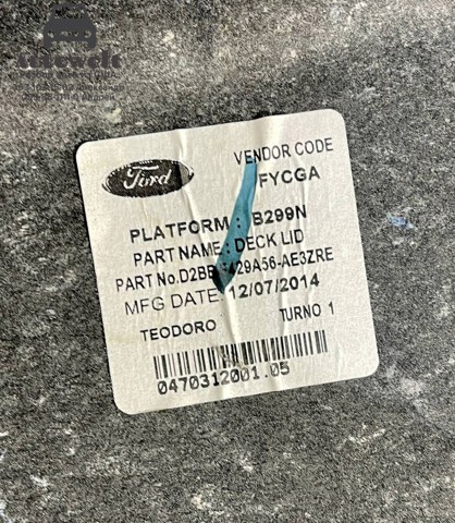 FORD D2BZ5446404AB в наличии Ровно