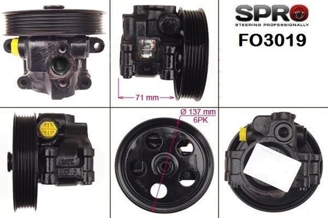 FO019R MS GROUP Насос гидроусилителя руля (ГУР) купить в Винница