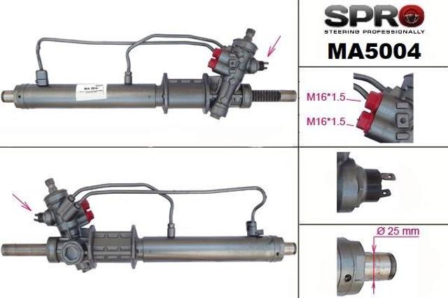 Рейка рулевая Мазда Кседос 6