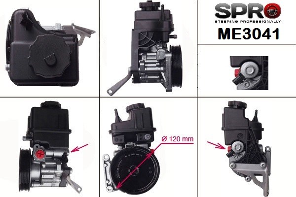 Насос рулевого управления ME041R MSG Rebuilding