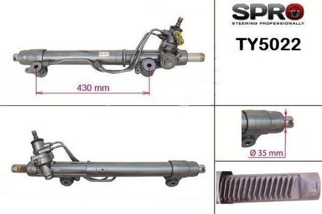 TY222R Рейка рулевая купить Киев