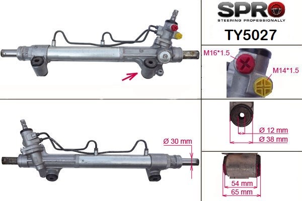 MS GROUP TY227R Рейка рулевая в наличии Сумы