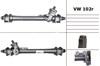 Рейка рулевая VW102R MS GROUP