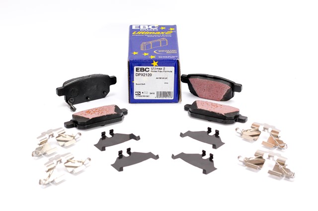 Колодки тормозные задние, дисковые DPX2120 EBC BRAKES
