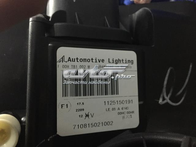 710815021002 MAGNETI MARELLI Правая фара купить в Полтава
