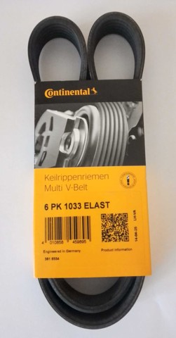 Клиновый ремень 6PK1033 CONTINENTAL