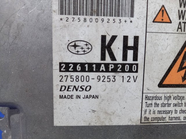 Компьютер двигателя 22611AP200 SUBARU