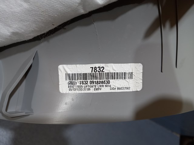 Пластик пятой двери 42547832 GM