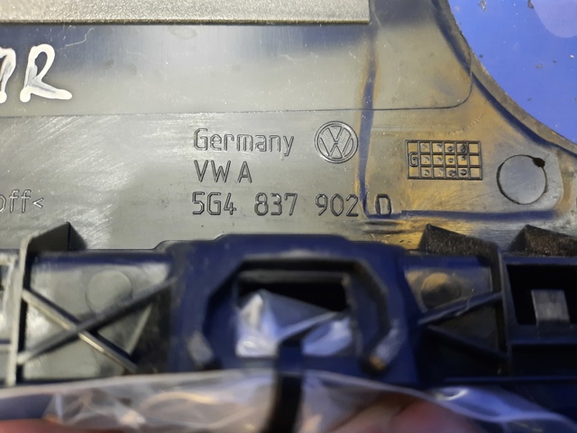 5G4837890B041 Накладка двери передней правой вертикальная купить Львов