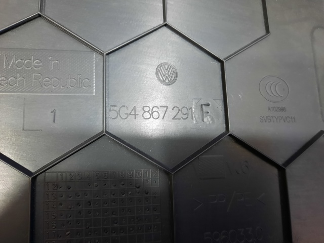 5G4867291D82V VAG Обшивка стойки кузова внутренняя средняя нижняя левая купить в Черкассы