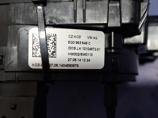 5Q0953549C VAG Кольцо контактное, шлейф руля купить в Кривой Рог
