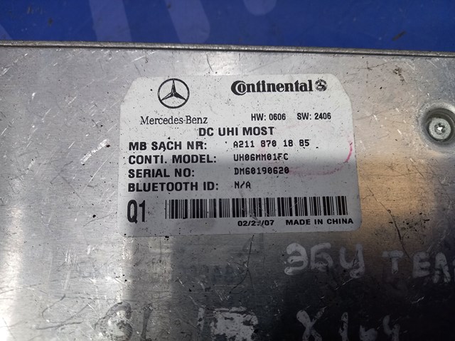 A2118701885 MERCEDES Блок управление Bluetooth купить в Запорожье