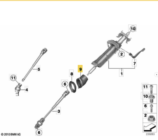 Пыльник стойки задней 32306790365 BMW