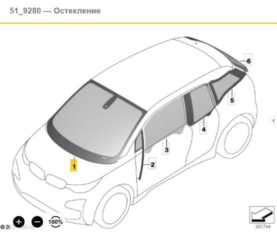 Автомобильные стекла 51317339061 BMW