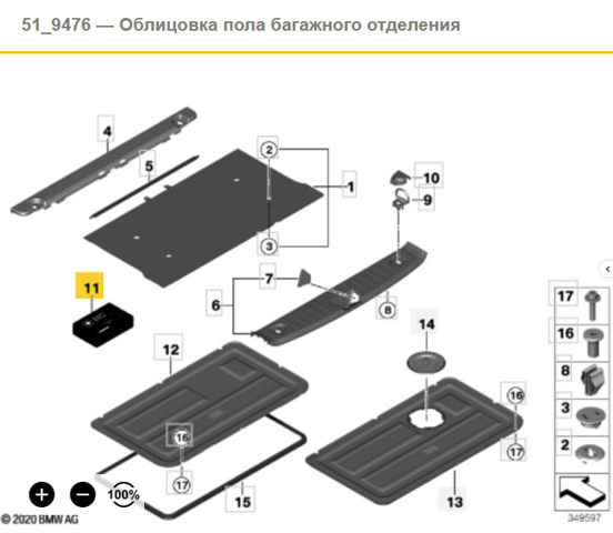 Аптечка автомобильная 71107263439 BMW