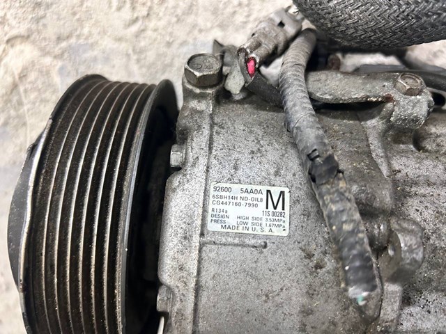 Компрессор кондиционера 926005AA0A NISSAN