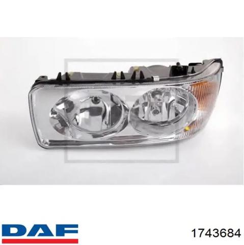 1743684 DAF Левая фара купить в Кривой Рог