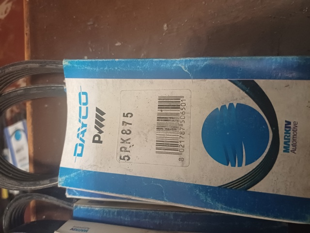Клиновый ремень 5PK875 DAYCO