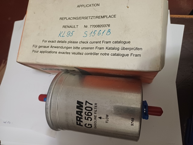 Фильтр топливный G5607 FRAM
