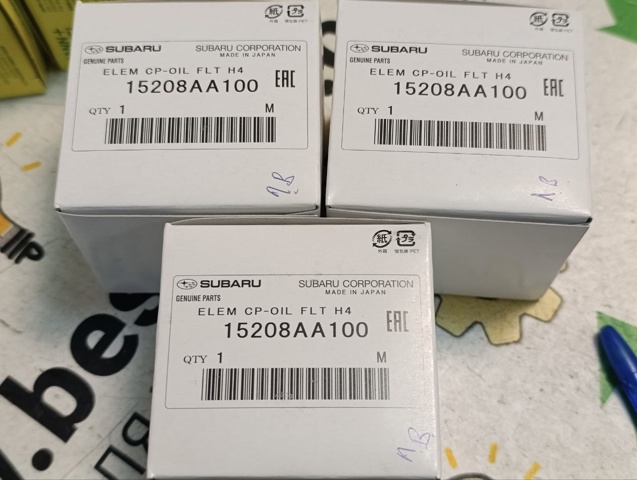 Масляный фильтр двигателя Subaru Impreza 2