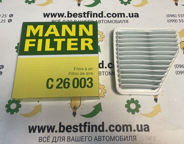 Воздушный фильтр двигателя C26003 MANN