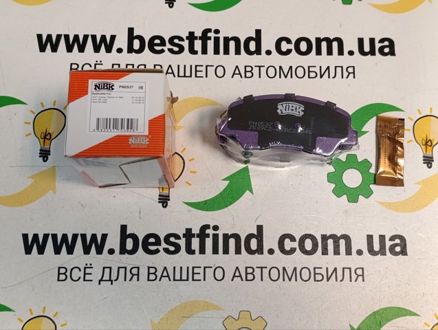 Колодки тормозные передние дисковые PN0537 NIBK