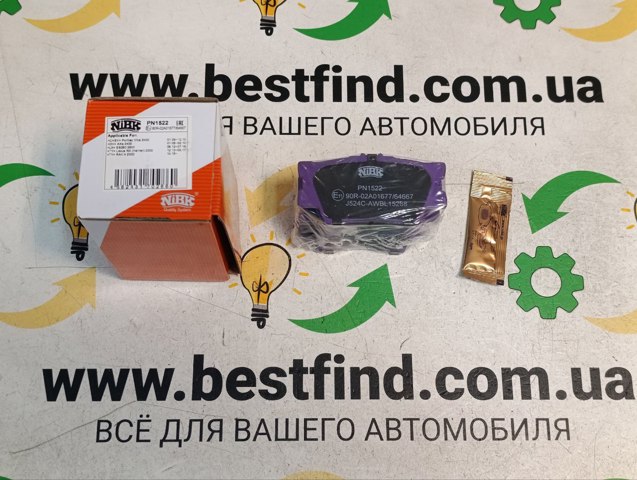 NIBK PN1522 Задние тормозные колодки в наличии Хмельницкий