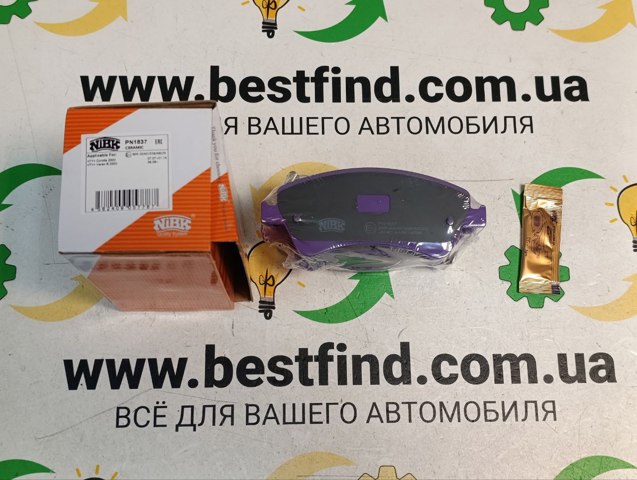Колодки тормозные дисковые комплект PN1837 NIBK
